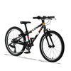 Superlekki rower dla dzieci KUbikes 20S Czarny Komiks