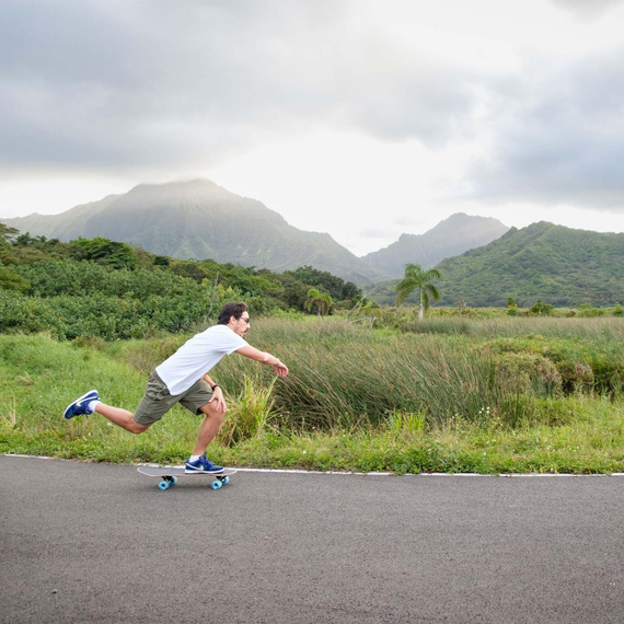 Cruiser skateboard LandYachtz Tugboat Light Peak Ultra Carve 30"