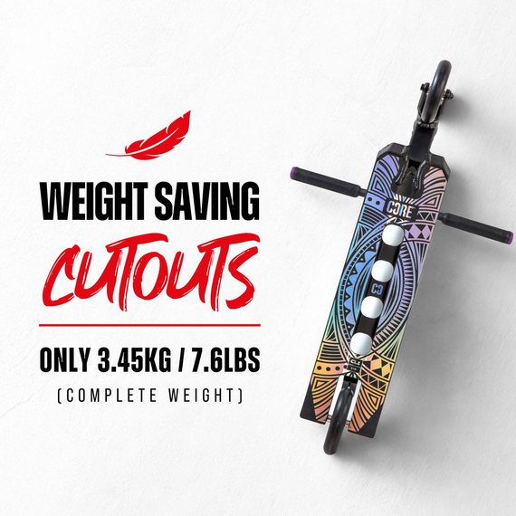 Trotinetă Freestyle CORE CL1 Complete Stunt Scooter Negru-Neochrome înălțime 85 cm