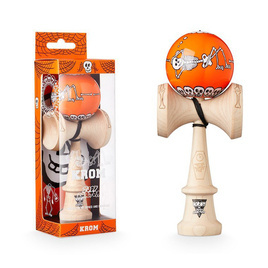 Kendama Krom JODY BARTON - SKELETONS ORANGE
