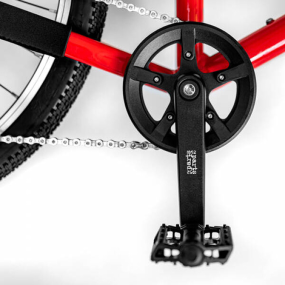 Bicicletă ușoară pentru copii KUbikes 24S Negru și albastru