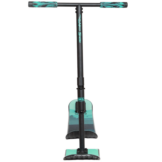 Trotinetă Freestyle pe zăpadă NKD SNOW Stunt Scooter Negru-Mentă înălț. 82 - 92 cm