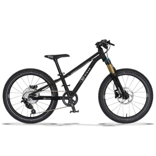 Superlekki rower dla dzieci KUbikes 20S DISC Czarny