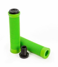 SLAMM PRO BAR GRIPS Green 135mm mânere scuter
