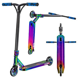 NKD Team Rainbow Performance Scooter Aluminiu ușor pentru copii Rainbow wys. 81 cm 