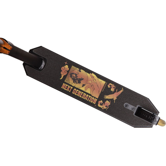 NKD Next Generation Black-Gold Aluminiu de înaltă performanță scuter ușor pentru tineri piloți. 79,4 cm
