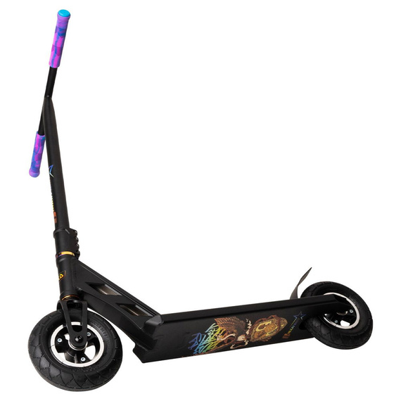 NKD Bullit Off-road Dirt Scooter negru și curcubeu 92 cm