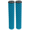 Union Honeycomb Soft Grips Performance Scooter Grips Turquoise 155 mm
