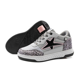 Pantofi Breezy Rollers Star Silver Grey