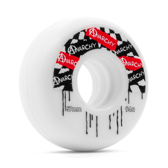 Anarchy Aggressive Rollerblade Wheels Alb 57 mm 94A