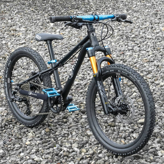 Superlekki rower dla dzieci KUbikes 20S DISC Turkusowo-Czerwony
