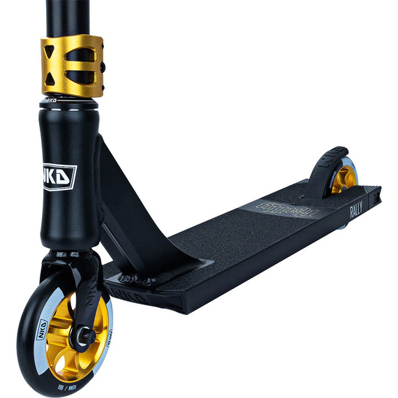NKD Rally V4 Scooter de performanță negru și auriu wys. 79 cm