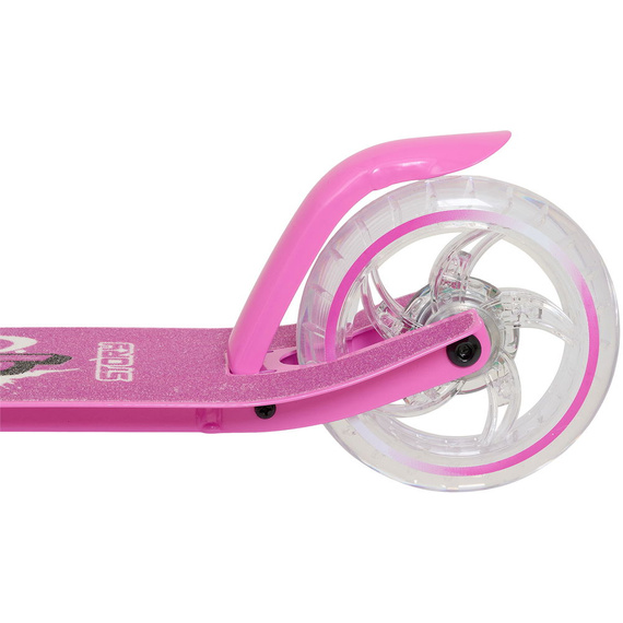Scuter de transport urban pentru copii și adolescenți Story Wild Kids Pink LED wys. 73-85 cm