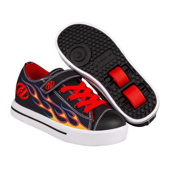 Pantofi Heelys Snazzy X2 negru/galben/roșu