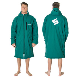 Poncho Poncho Jacket Story Change Robe Sea Green