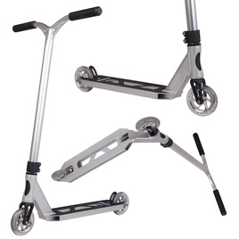 Trotinetă Freestyle Striker Lux Stunt Scooter Argintiu înălț. 87 cm