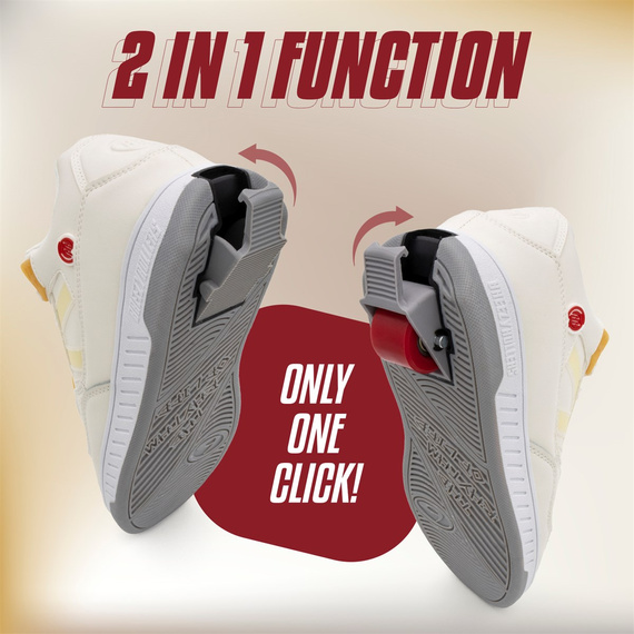 Breezy Rollers Jumper Cream Pantofi