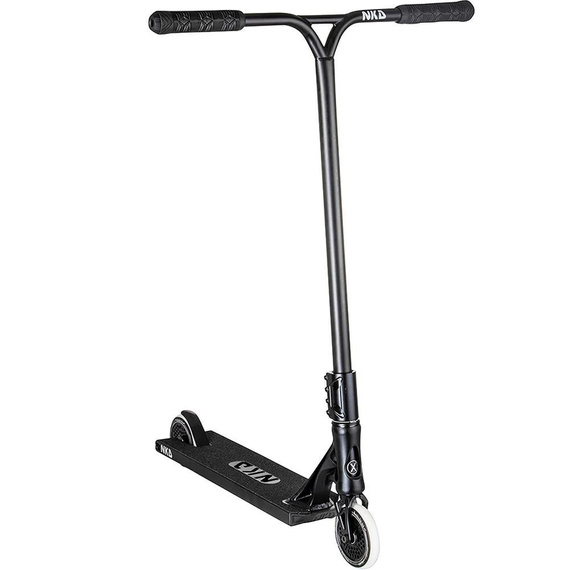 Performanță Scooter mare aluminiu ușor larg ghidon și platformă NKD Extreme negru wys. 91 cm