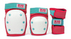 RIO ROLLER Triple Pad Protectors Set Red-Mint