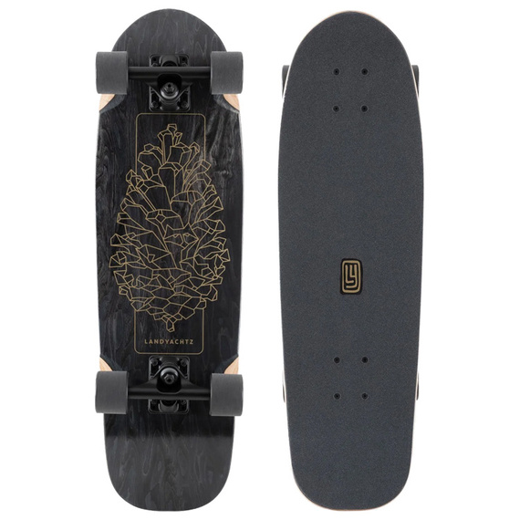 Cruiser skateboard LandYachtz Dinghy Blunt 28.5 "Pinecone negru