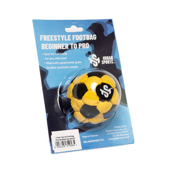 Zośka Footbag Urban Sports 32 Panouri negru și galben