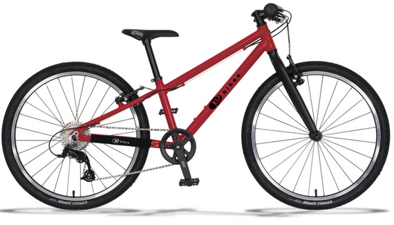 Bicicletă ușoară pentru copii KUbikes 24S Red