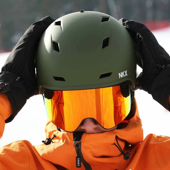 Cască de schi și snowboard NKX Nomad Snow Helmet Oliv