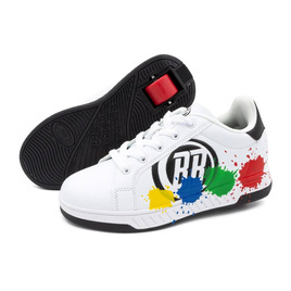 Pantofi Breezy Rollers Splash alb-negru-multicolor
