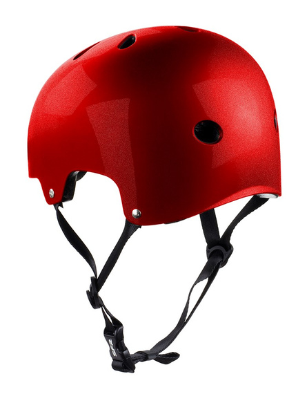 Casca SFR Essentials Skateboarding Scooter Gloss Metallic Red