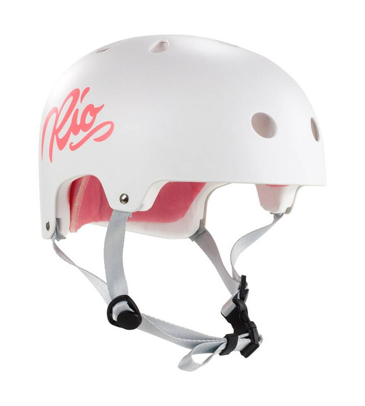 Rio Roller Script Cască Matt White S/M