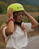 NKX Brain Saver Skateboard Helmet Verde lime