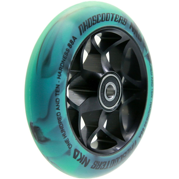 NKD Goat Stunt Scooter Roți Black-Mint 110 mm