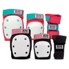 RIO ROLLER Triple Pad Protectors Set negru și roz