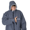 Poncho Poncho Jacket Story Change Robe Grey