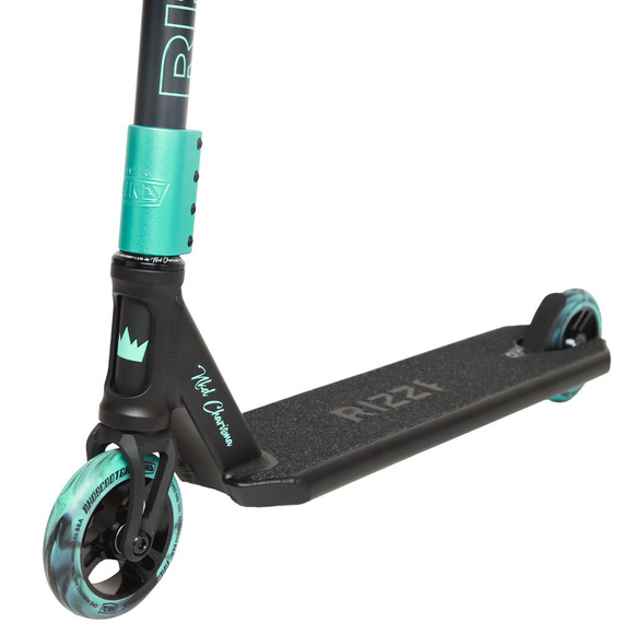 NKD RIZZ Stunt Scooter Mint și negru 85 cm