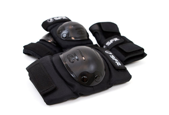 SFR Youth Ramp Triple Pad Protector Set Negru