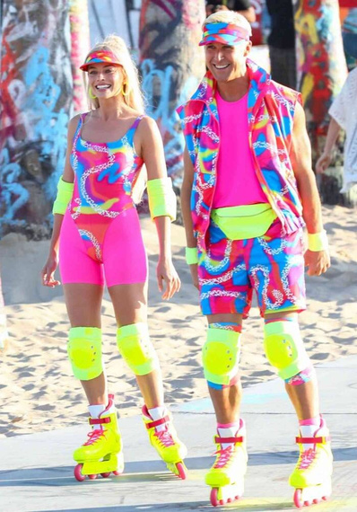 Impala Lightspeed Inline Skate Barbie galben strălucitor Patine cu rotile de agrement