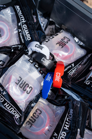 Apărător bucal CORE Protection Mouth Guard Gum Shield Roșu