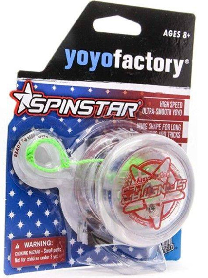 YoYoFactory Light-up Yoyo Spinstar LED Clear corp roșu