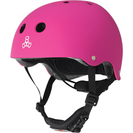 Cască pentru copii Triple Eight Lil 8 Dual Certified Helmet EPS Liner JR Pink Matte