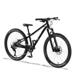 Bicicletă ușoară pentru copii KUbikes 24S DISC Negru