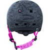 NKX Brain Saver BCP Cască de skateboarding negru și roz