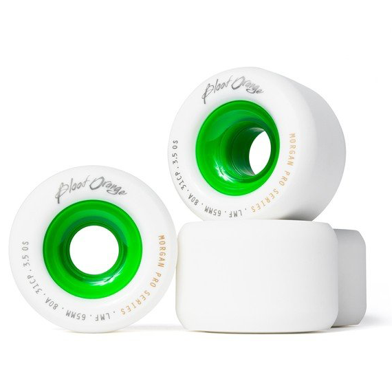 Roți Blood Orange Morgan Pro White-Green 70mm 80A