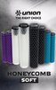 Union Honeycomb Soft Grips Performance Scooter Grips Turquoise 155 mm