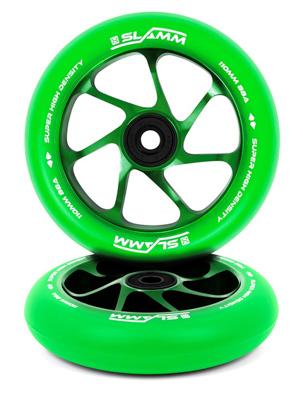 Slamm Team Scooter Roată verde 110 mm (1 buc).)