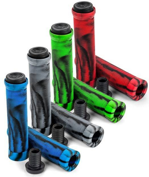 SLAMM Pro Swirl bar mânere scuter 135mm verde
