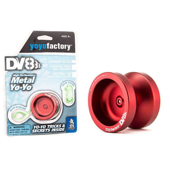 Yoyo Metal Yoyo YoYoFactory DV888 Roșu