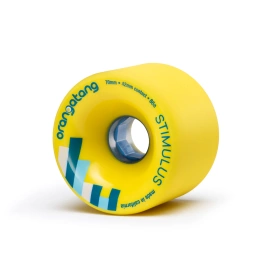 Orangatang Stimulus Longboard roți galben 70mm 86A