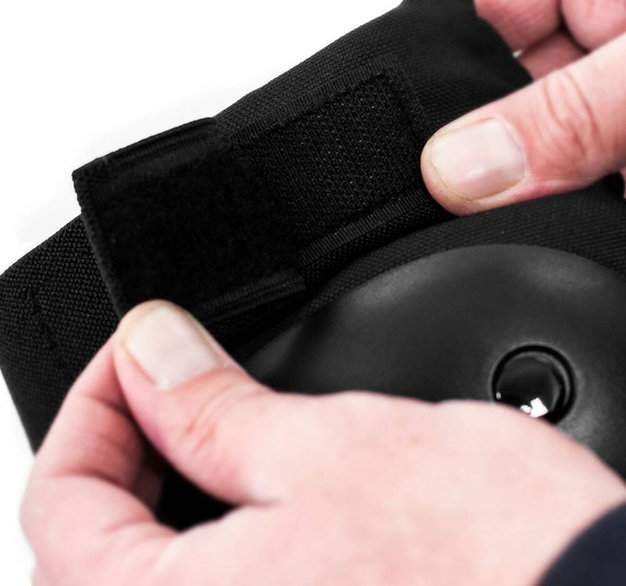 REKD Heavy Duty Triple Pad Protectors Set Negru