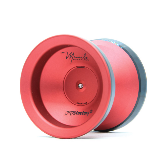 Yoyo pentru avansați YoYoFactory Miracle Monometal Roșu-Negru (Stil Bi-Metal)